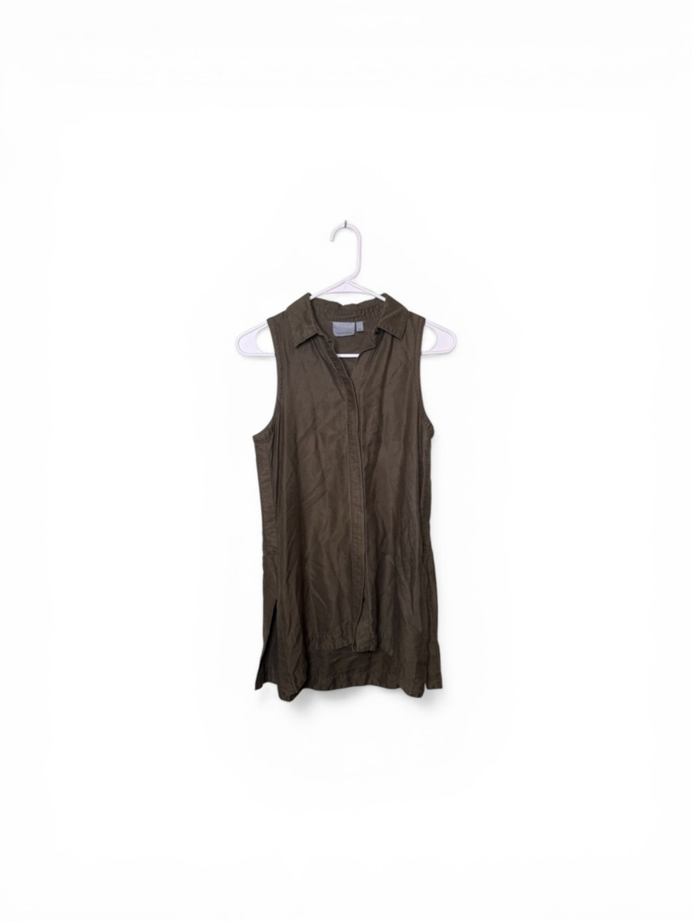 Athleta button up tank top